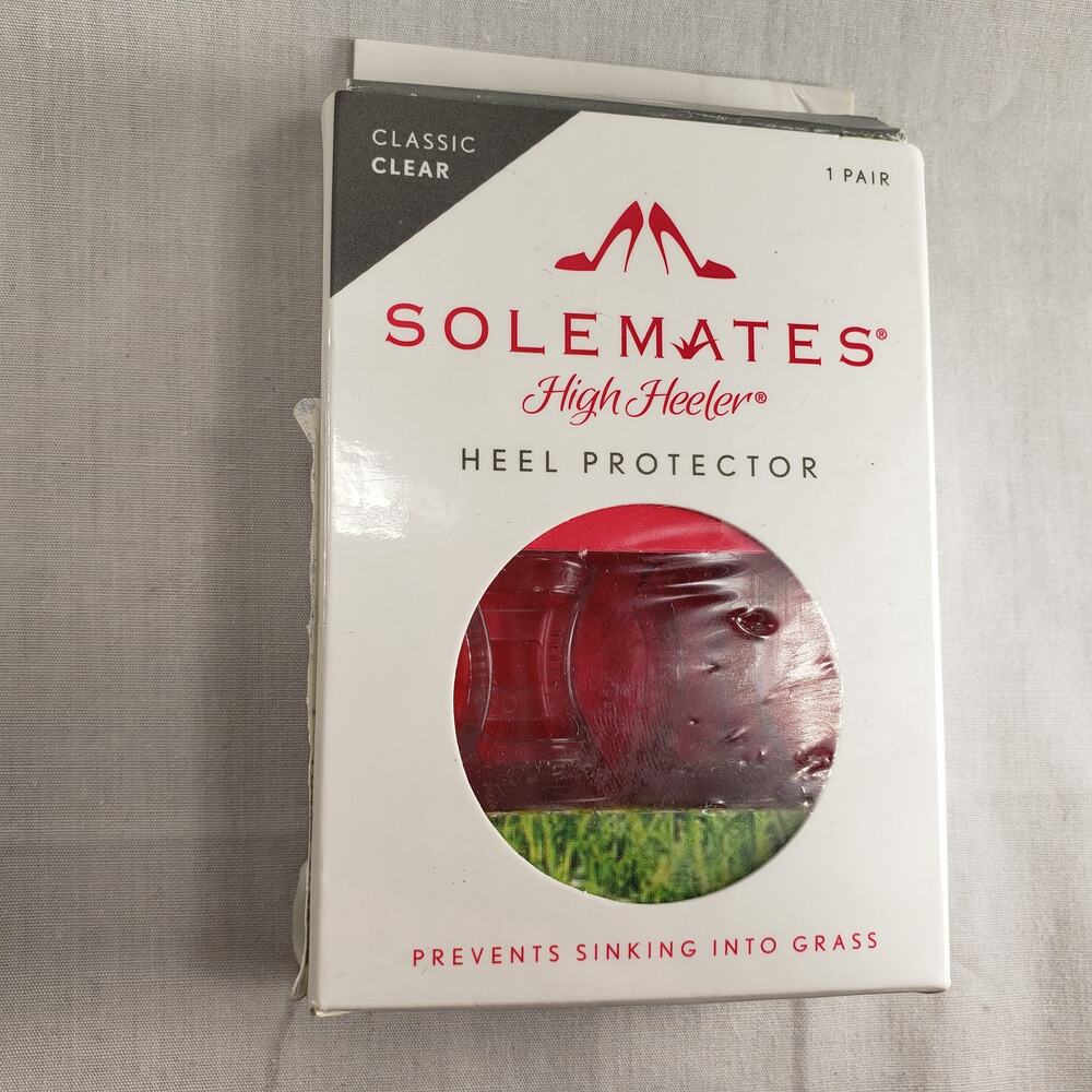 Soulmates BRAND NEW IN BOX OPENED High Heels Clear Plastic Heel Protectors